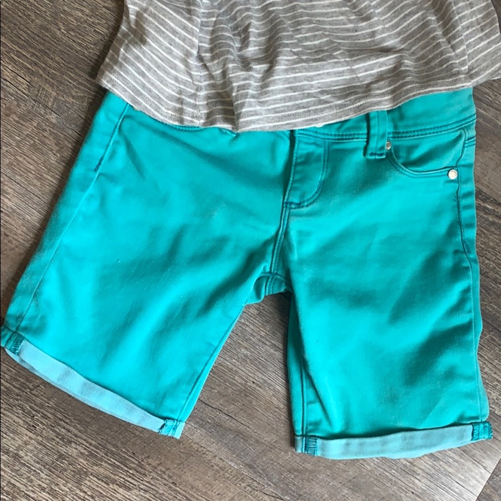 Tractor Colored Jean Shorts